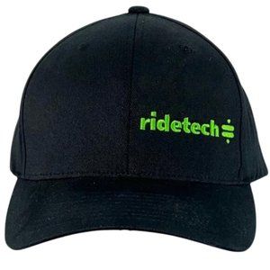Ridetech Black and Lime Green Flexfit Hat